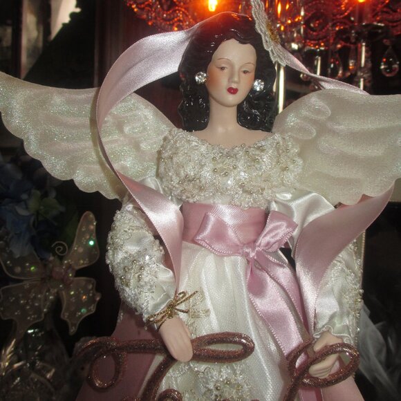 Stunning Mantel Angel/Tree Topper